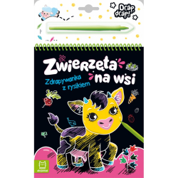 Aksjomat: Zwierzęta na wsi. Zdrapywanka z rysikiem