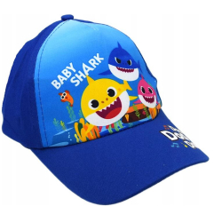 Czapka z daszkiem Baby Shark niebieska 54