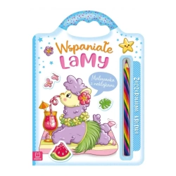 Albi: Wspaniałe lamy. Malowanka z naklejkami
