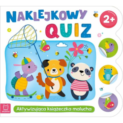 Aksjomat: Naklejkowy quiz 2+. Aktywizująca książeczka malucha