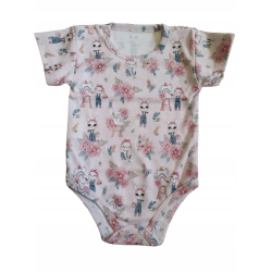 Mrofi: Body niemowlece w kwiaty r 80