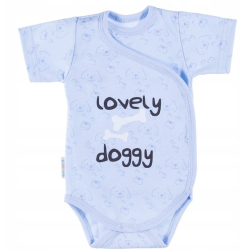 Body kopertowe Lovely kr. rękaw Eevi niebieskie 56