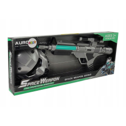 Lean Pistolet Laserowy Zestaw Kosmiczny Space z Maską