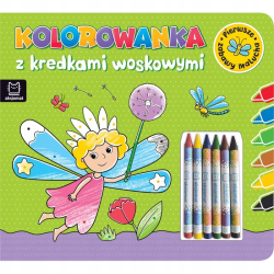 Aksjomat Kolorowanka z kredkami woskowymi