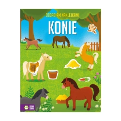 Zielona Sowa: Zachwycające konie. Ozdabiam naklejkami