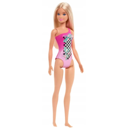 Barbie Mattel: Lalka Plażowa W Kostiumie