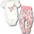 Mrofi: Komplet bawełniany body + półśpioch "Angel Rose" r. 56