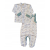 Komplet niemowlęcy śpioch i kaftan MK 50 biały w sówki