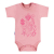 Eevi Coral Reef body z krótkim rękawem Różowy  r 74